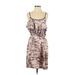 Hello Miss Casual Dress: Pink Print Dresses - Women's Size 0