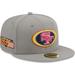 Men's New Era Gray San Francisco 49ers Color Pack 59FIFTY Fitted Hat