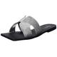 faina Damen Sandalen, Silber, 39 EU