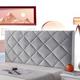 Headboard Covers for Double Bed White Velvet Headboard Cover Single Double Bed Headboards All Inclusive Dustproof for Bed Backrest Protector Headboards Covers,grey-120cm