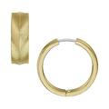 Fossil Women's Earrings, Gold-Tone Stainless Steel Hoop Earrings