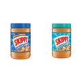 2x Skippy Extra Crunchy Super Crunch Peanut Butter 1.13kg & 2x Skippy Smooth Peanut Butter 1.13kg (4 Pack) - By Shop 4 Less