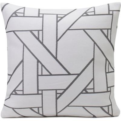 Kissenhülle GÖZZE "Lombok" Gr. 1, grau (anthrazit, weiß), B:40cm L:40cm, Polyester, Obermaterial: 60% Polypropylen, 40% Polyacryl, Kissenbezüge Image