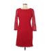 Adrianna Papell Casual Dress: Red Dresses - Women's Size 6