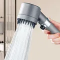 3 Modes Shower Head Adjustable High Pressure Water Saving Shower One-Key Stop Water Massage Shower