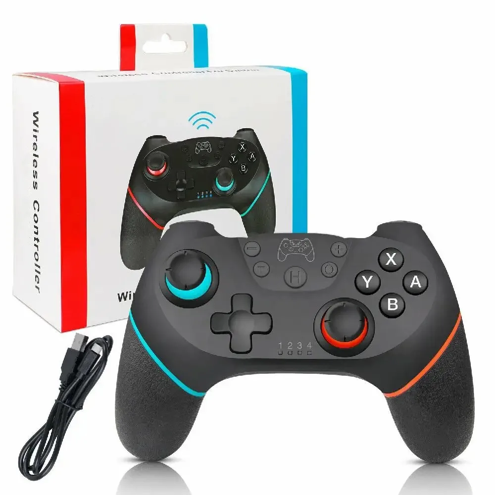 Pro Controller Wireless Bluetooth Gamepad Joystick für N-SL Console Pro Host mit 6-Achsen-Vibrations-Game-Griff Image