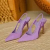 Sommer Damenschuhe High Heels Sandalen elegante Luxus Trend Mode sexy Party Bankett Kleid Stange Latin Tanz rosa gelb