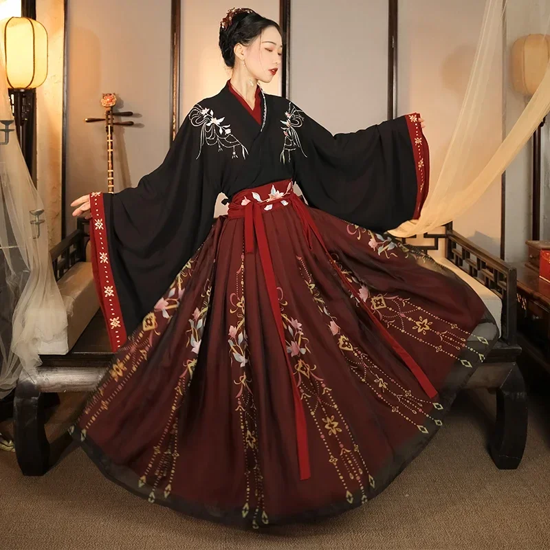 Traditionelles Chinesisches Hanfu-Kostüm für Frauen, Antikes Han-Dynastie-Kleid, Orientalisches Prinzessinnenkleid, Elegante Tang-Dynastie Tanzkleidung