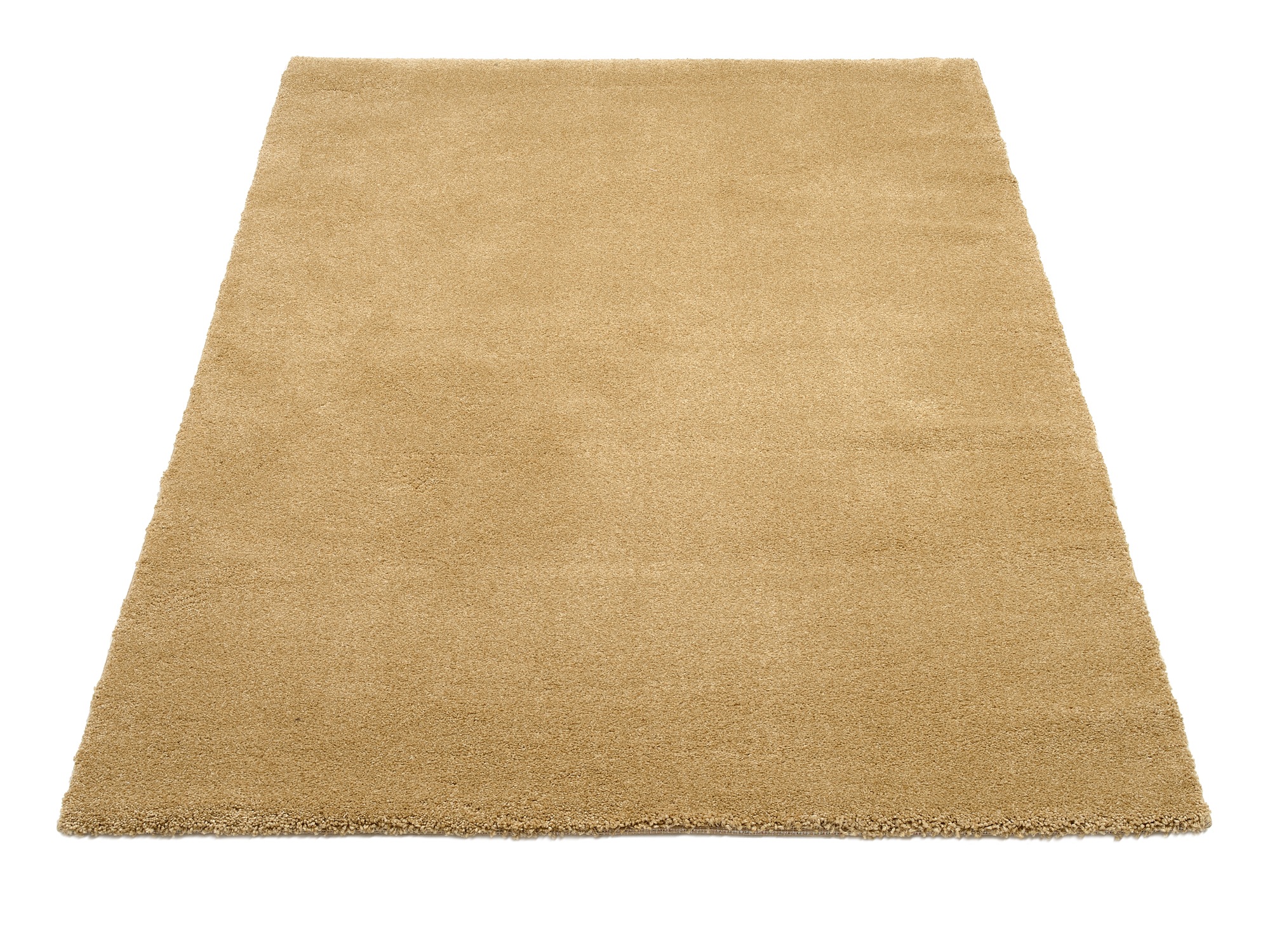 Teppich OCI DIE TEPPICHMARKE "NEW VILLA MELANGE, auch als Läufer", gold, B:140cm H:20mm L:200cm, Polypropylen (PP), Teppiche, dicht maschinell gewebt, strapazierfähig, uni, alle Wohnräume Image