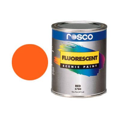 Rosco Fluorescent Paint (Orange, Matte, 1 Pint) 150057810016