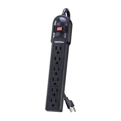 CyberPower CSB6012 6-Outlet Essential Series Surge Protector (Black) CSB6012