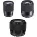 Sigma 16mm, 30mm, and 56mm f/1.4 DC DN Contemporary Lenses Kit (Micro Four Thirds 402963