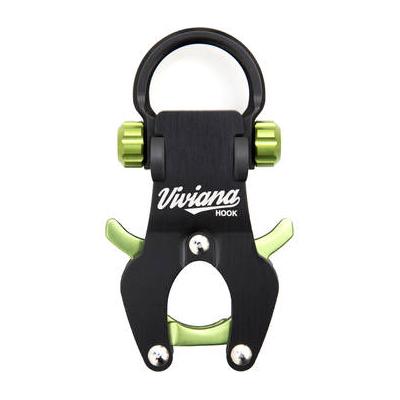 Viviana Hook Dual-Hook Carabiner with Removable Harness Ring (Green) VHG