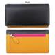 Purses For Women, Leather Purse, Ladies Wallet, Large Wallet Rfid Protection Designer 2 Compartments