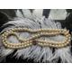 Vintage Stunning Double Quality Pearl Necklace Set With Ruby & Diamond Clasp
