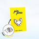 Chihuahua Dog Face Pin Brooch, Badges, Animal Pins, Cute Chihuahua, Dog Lovers, Original Gift, Gift Idea, Black & Brass