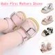 Summer Toddlers Shoes Simple Style Solid Buckle Soft Sole Shoes Outdoor Indoor Prewalker Breathable