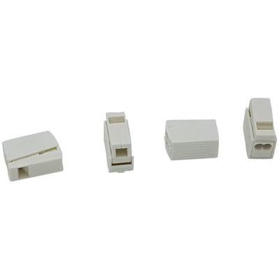 Wago - 50x 3 Fach Netzanschlussklemmen Leuchtenklemme Verbindungsklemme Steckklemme/Drückklemme für Image