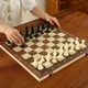 Chess Magnetic folding Chess Set Solid Wooden Chess Baord Children Gift Family Strategy Chess Games