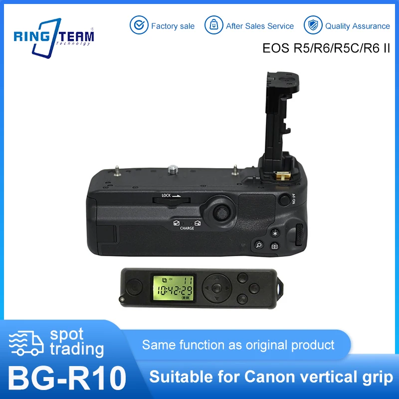 BG-R10 BG R10 Kamera Griff Batterie Griff Für Canon EOS R5 R6 R5C EOSR6 EOSR5 EOSR5C BGR10 EOS R6 Mark II R6 II LP-E6 Mark 2 Image
