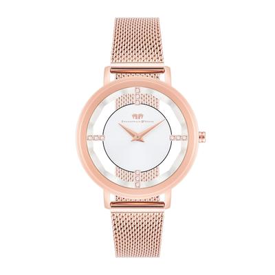 Rhodenwald & Söhne Quarzuhr Lucrezia in Gelbgold Edelstahl Roségold Damen Image