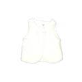 Just One You Made by Carter's Faux Fur Vest: White Jackets & Outerwear - Size 12 Month