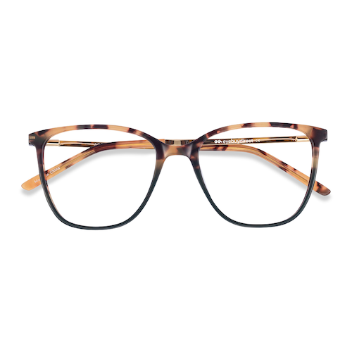 Female s horn Tortoise Green Acetate, Metal Prescription eyeglasses - Eyebuydirect s Aroma