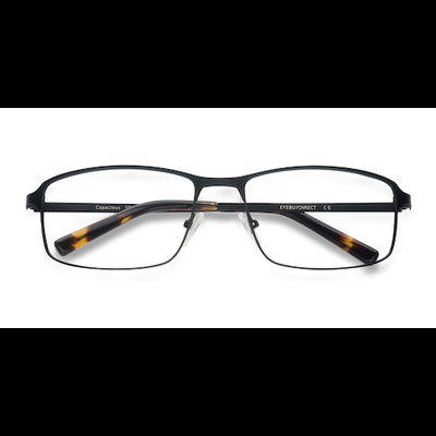 Male s rectangle Black Metal Prescription eyeglasses - Eyebuydirect s Capacious