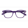 Female s horn Purple Acetate Prescription eyeglasses - Eyebuydirect s Yana