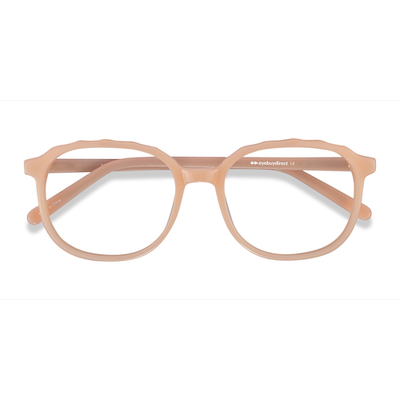 Female s square Clear Nude Acetate Prescription eyeglasses - Eyebuydirect s Maria
