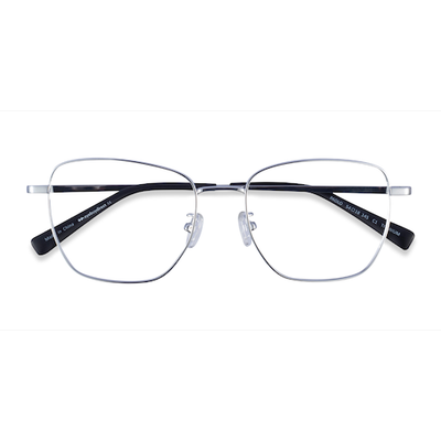 Male s square Gunmetal Titanium Prescription eyeglasses - Eyebuydirect s Paolo