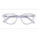 Unisex s square Clear Silver Acetate Prescription eyeglasses - Eyebuydirect s Knowledge