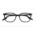 Unisex s rectangle Tortoise Acetate Prescription eyeglasses - Eyebuydirect s Ray-Ban RB5406