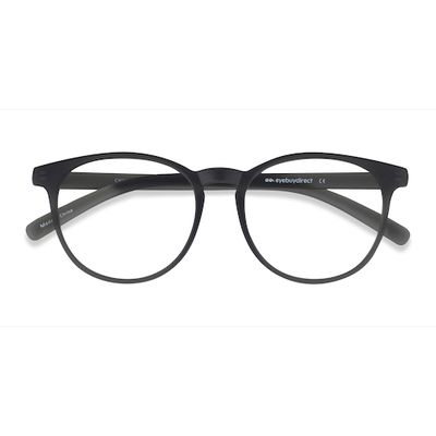 Unisex s round Matte Gray Plastic Prescription eyeglasses - Eyebuydirect s Chilling