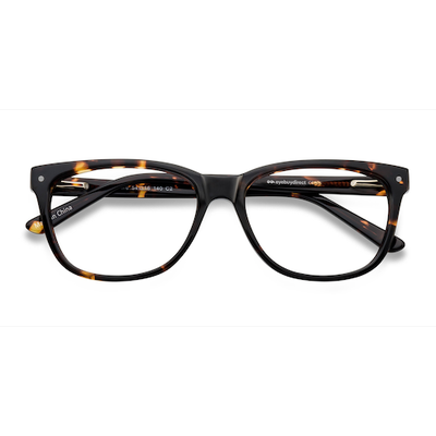 Female s rectangle Tortoise Acetate Prescription eyeglasses - Eyebuydirect s Allure