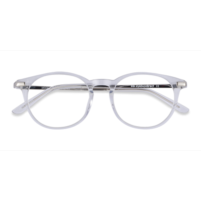 Unisex s round Translucent Acetate, Metal Prescription eyeglasses - Eyebuydirect s Mood