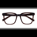 Male s square Coffee Acetate Prescription eyeglasses - Eyebuydirect s Kenneth