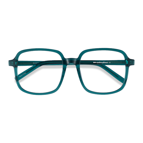 Male s square Teal Acetate Prescription eyeglasses - Eyebuydirect s Gaston