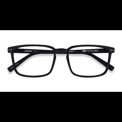 Unisex s rectangle Basalt Eco Friendly,Plastic Prescription eyeglasses - Eyebuydirect s Moringa