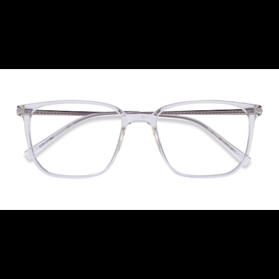 Male s rectangle Clear Acetate,Metal Prescription eyeglasses - Eyebuydirect s Pattern