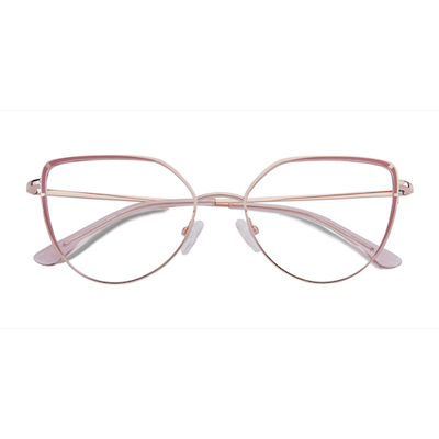 Female s horn Gold Purple Metal Prescription eyeglasses - Eyebuydirect s Mayfair