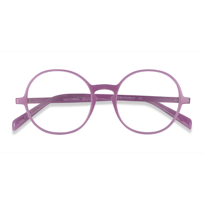 Unisex s round Purple Plastic Prescription eyeglasses - Eyebuydirect s Nocturnal