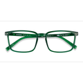 Unisex s rectangle Green Eco Friendly,Plastic Prescription eyeglasses - Eyebuydirect s Moringa