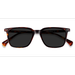 Unisex s rectangle Tortoise Acetate Prescription sunglasses - Eyebuydirect s Luck