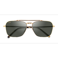 Unisex s rectangle Legend Gold Metal Prescription sunglasses - Eyebuydirect s Ray-Ban RB3636