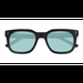 Unisex s square Black Acetate Prescription sunglasses - Eyebuydirect s Tailor