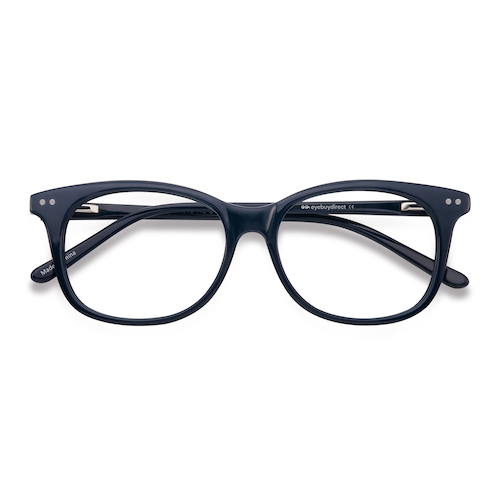 Female s horn Navy Acetate Prescription eyeglasses - Eyebuydirect s Brittany