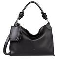 TOM TAILOR bags Hannah Damen Hobo Bag Schultertasche Mittelgroß Schwarz