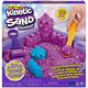 Kinetic Sand Shimmer Sandbox Set - with 454 g Shimmer Sand Purple, Tub and Accessories for Indoor Sand Games, from 3 Years