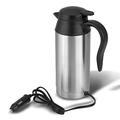 Tea Kettle, 750ml Electric Tea Kettle Car Electric Kettle, Heating Thermoses Car Electric Cup Electric Water Kettle, for Kitcgen for Most Car Cup Holders